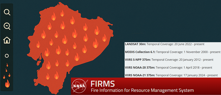 Monitoreo de incendios